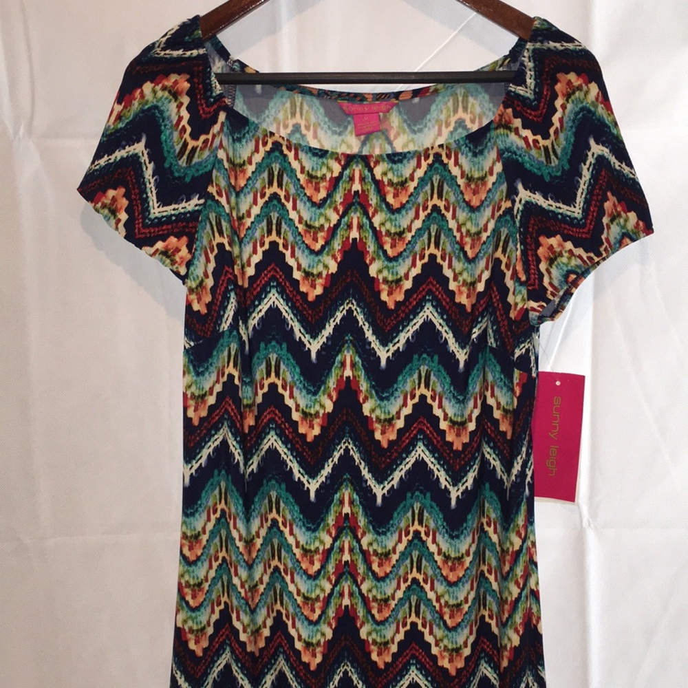 NWT Sunny Leigh Short Sleeve Sheath Dress | Size M